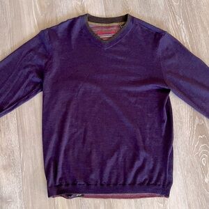 Robert Graham Randie V-Neck Sweater - Size S (EUC)